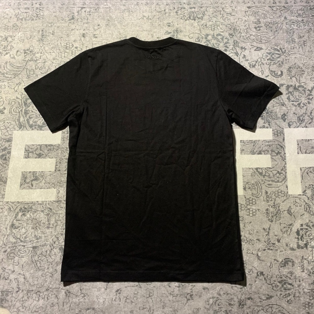 Lanvin x Gallery Dept T-Shirt Mens Large Black Excellent Graphic Logo Italy - Picture 2 of 6